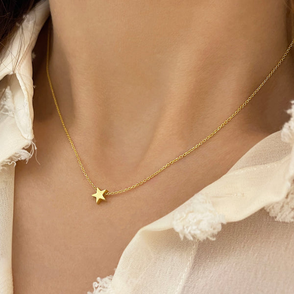 Tiny Star Necklace -silver 925