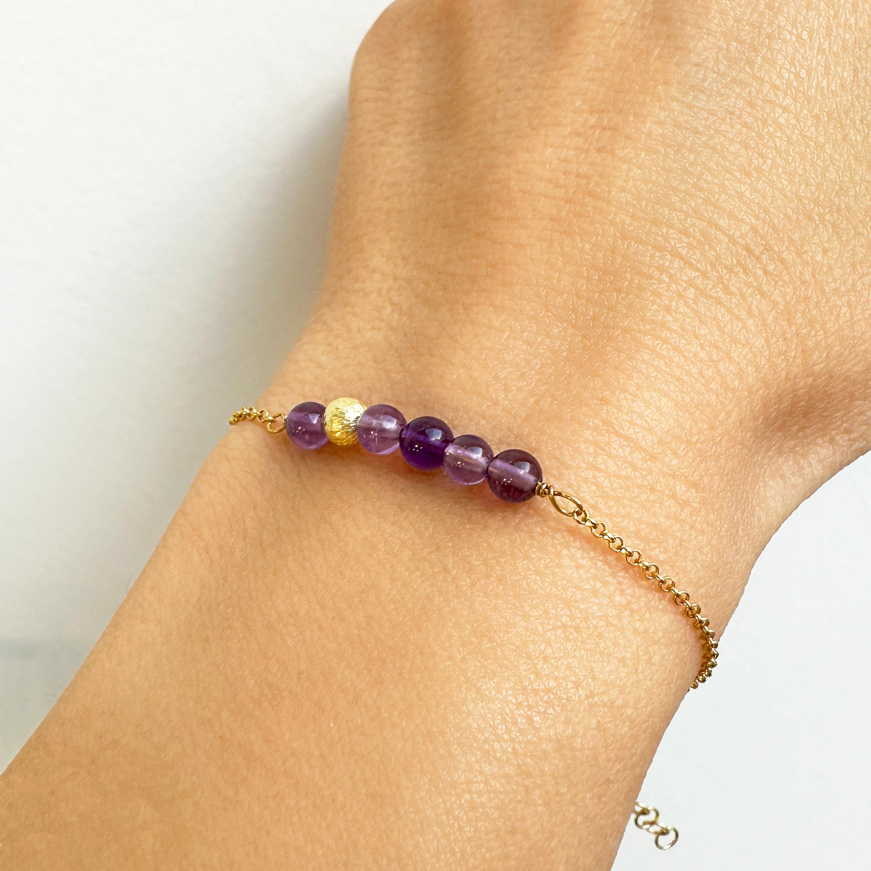 Amethyst Bracelet, February Birthstone Bracelet