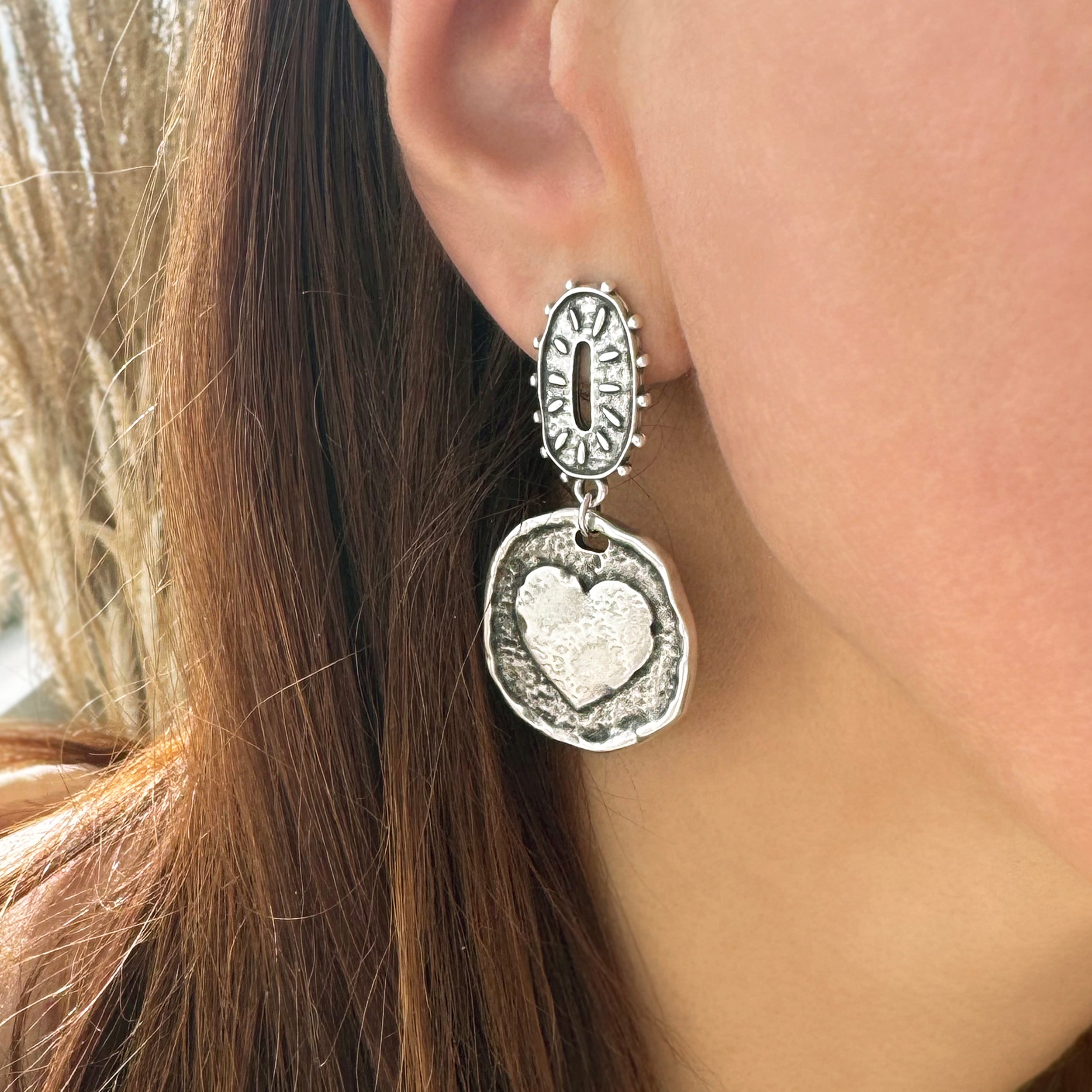 Chunky Heart Earrings