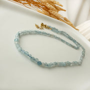Aquamarine Choker Necklace