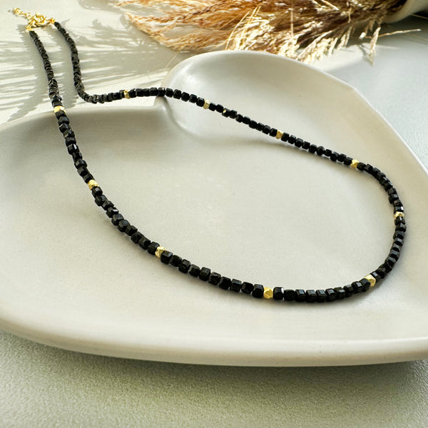 Black Tourmaline choker Necklace