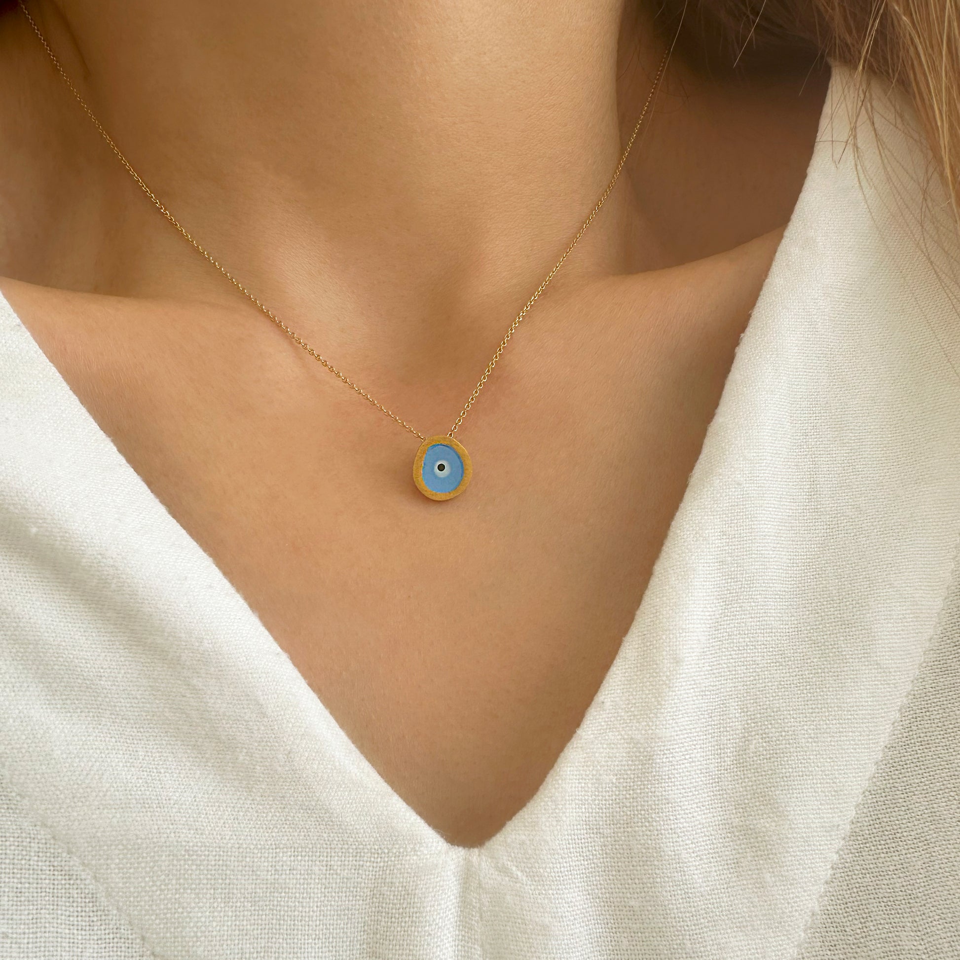 Of Evil Greek Eye Jewelry Meaning Greek Evil Eye Necklace, Silver