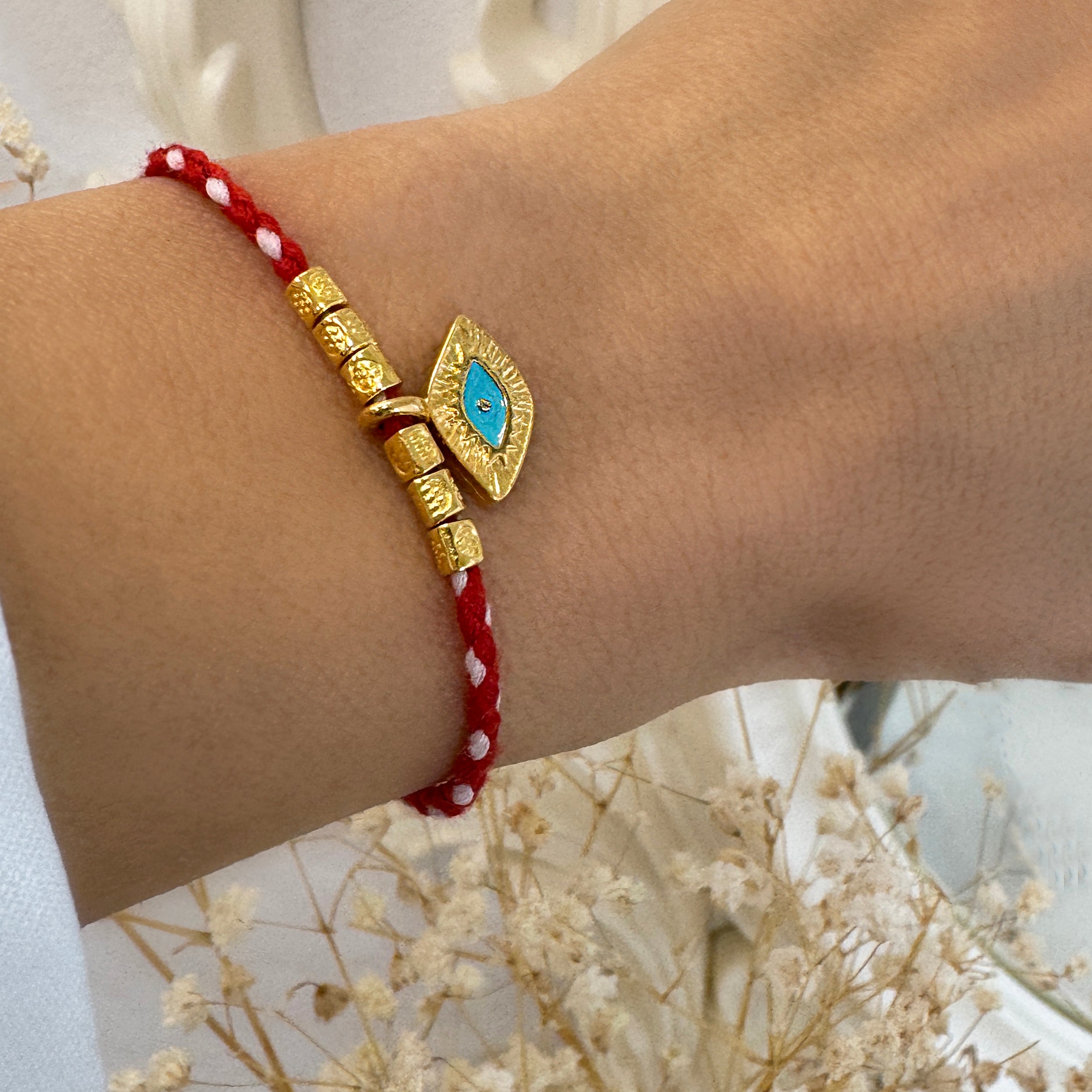 March  evil eye bracelet