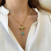 Turquoise pendant necklace