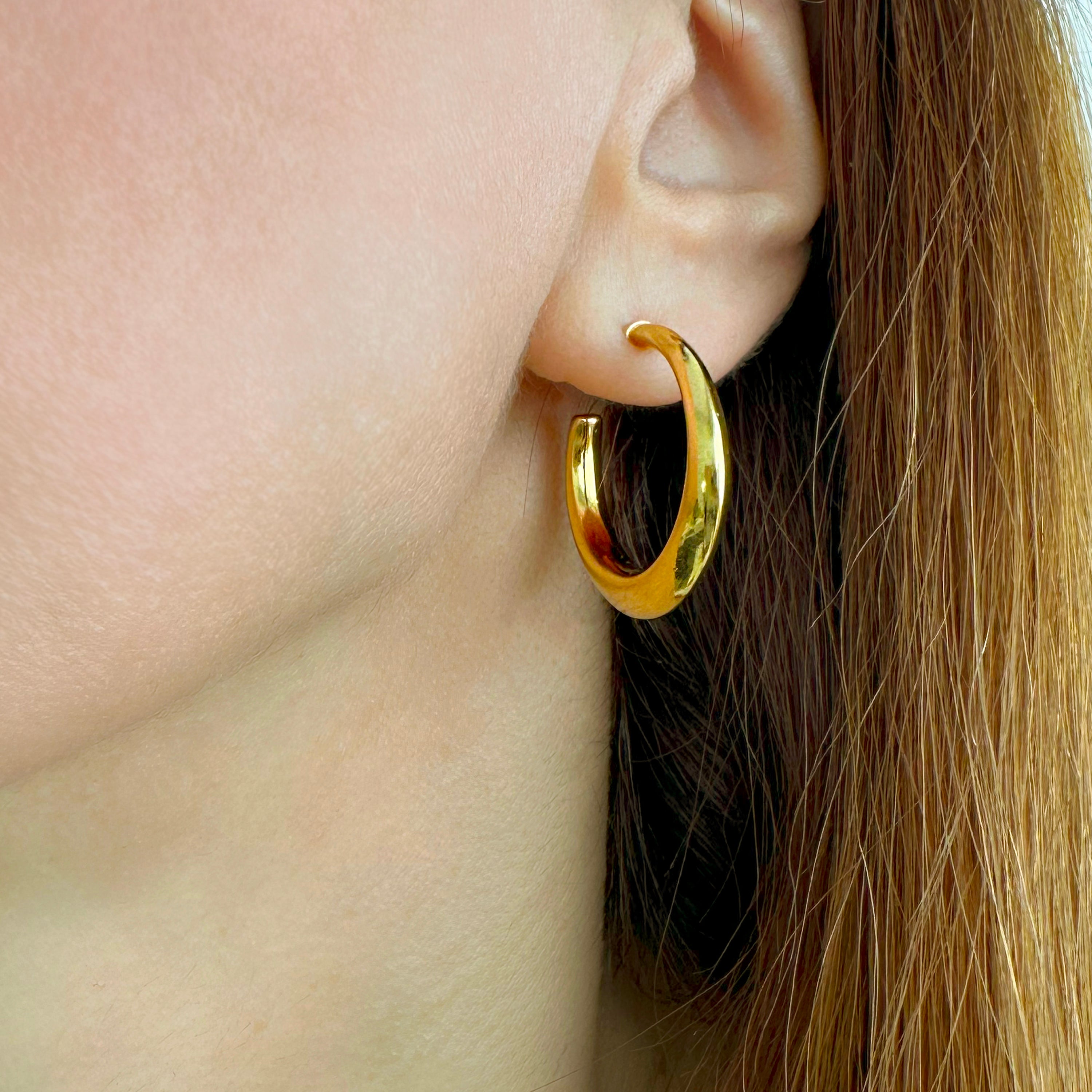 Chunky Gold Hoops