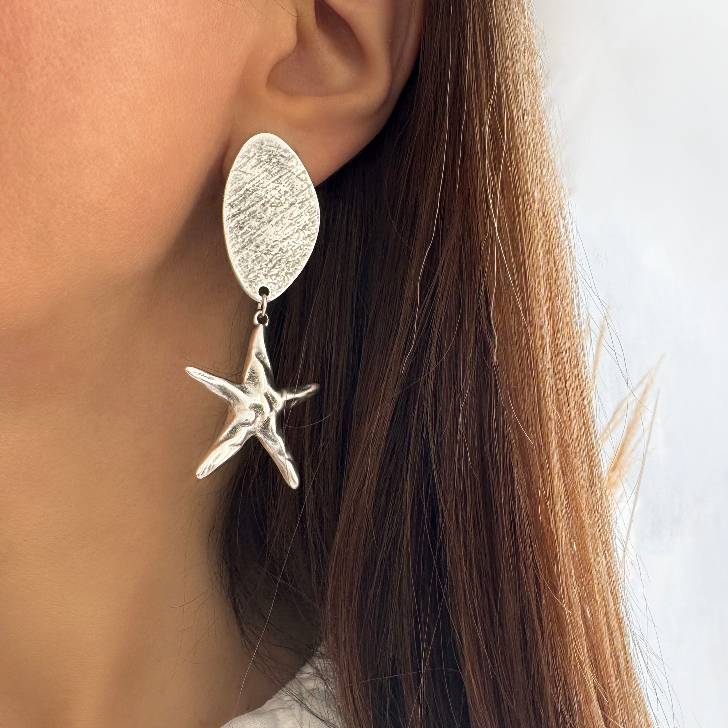 Chunky Starfish Earrings