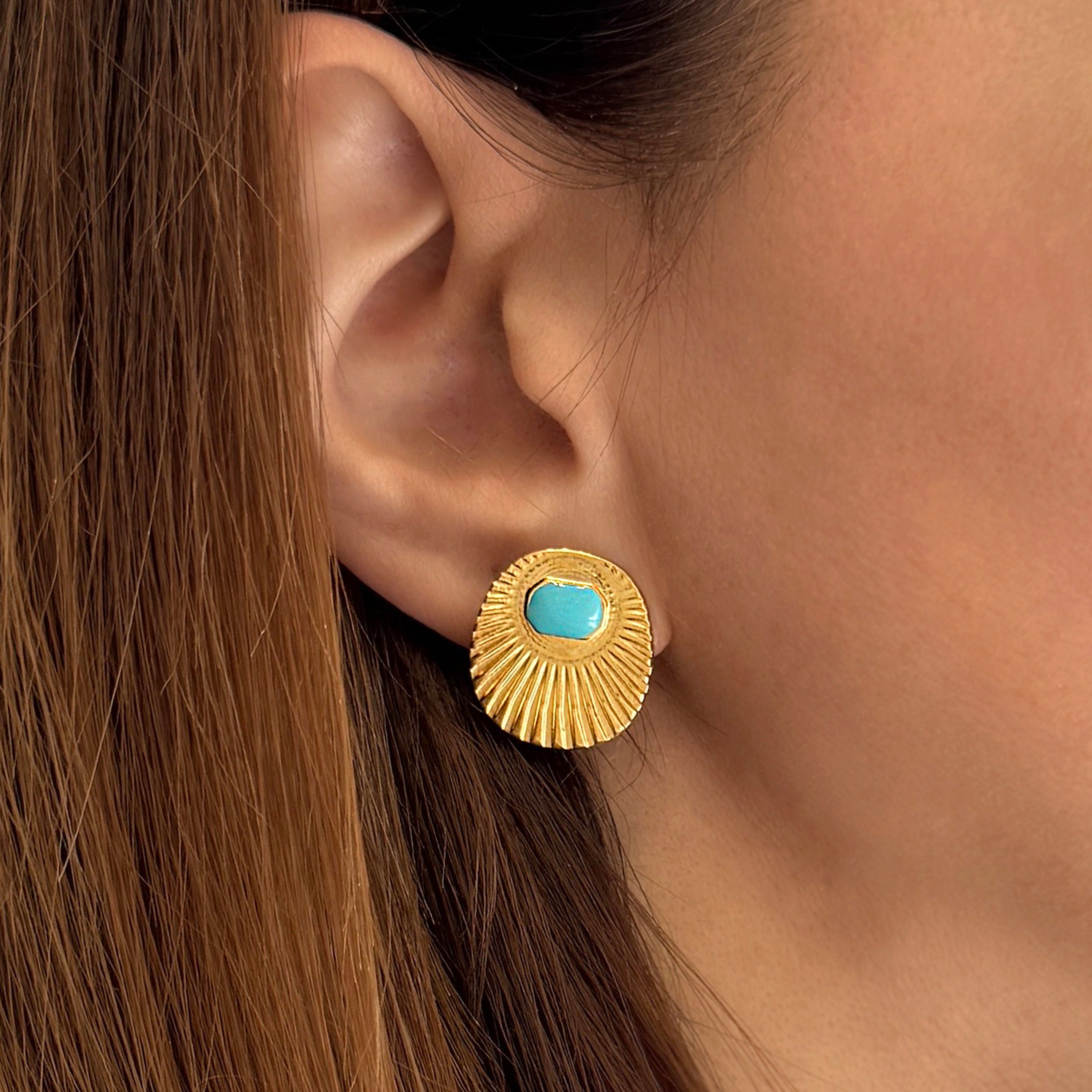 Turquoise Stud Earrings