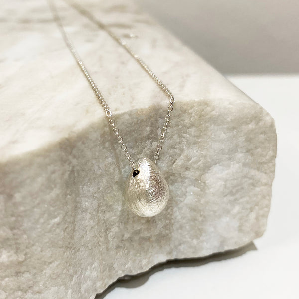 Waterdrop necklace with silver drop pendant! Sterling silver 925