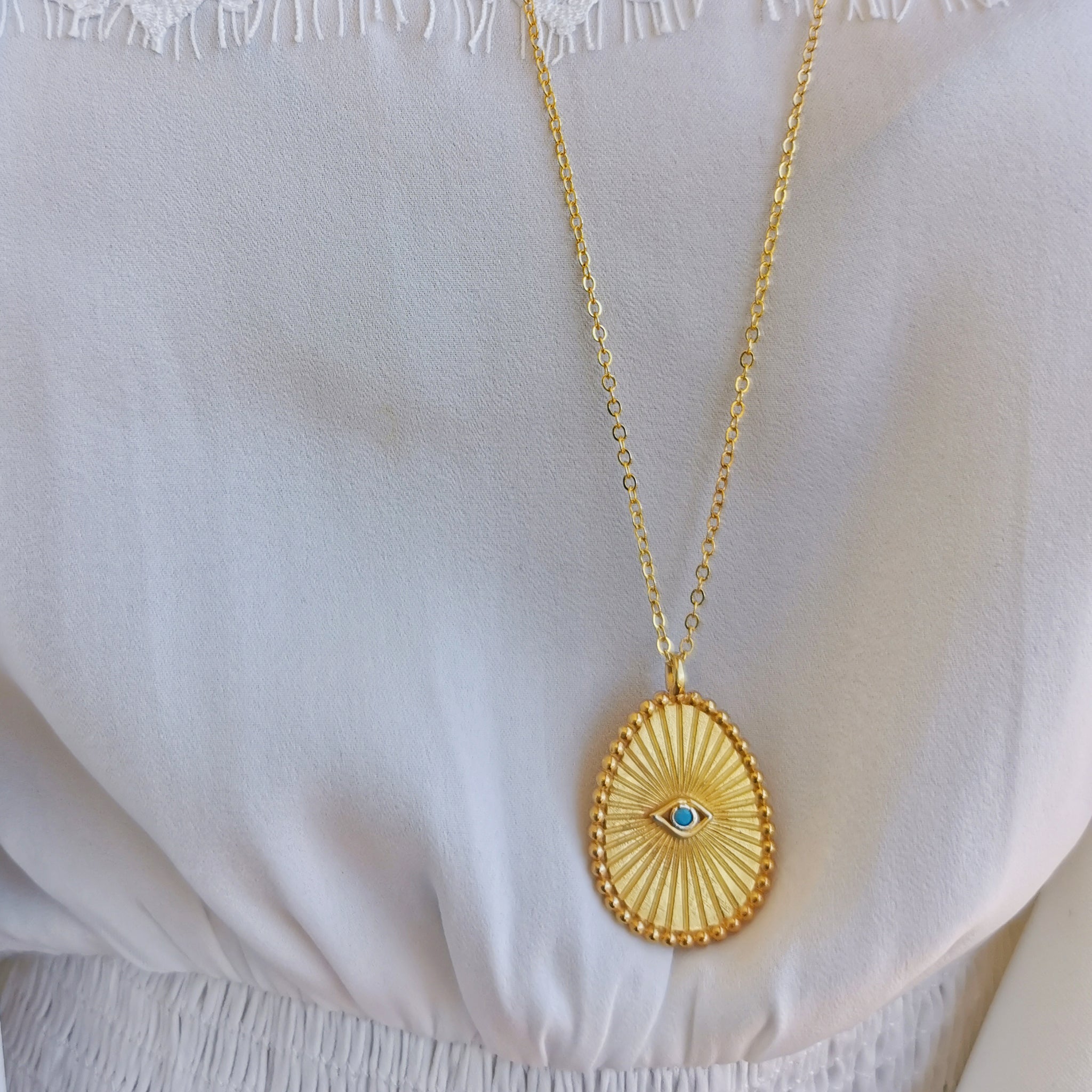 Evil Eye Protection Necklace with an Evil Eye Pendant!