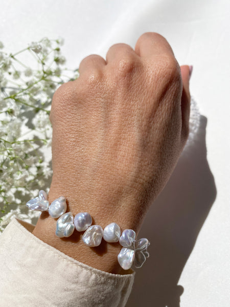 Real Pearl Bracelet | Sterling Silver 925