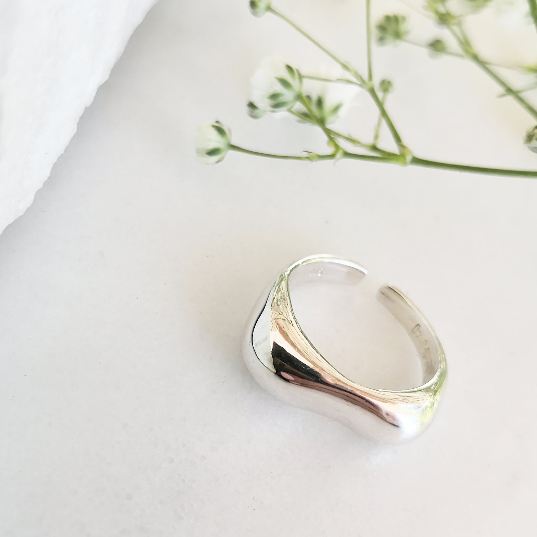 Wave Silver  Ring